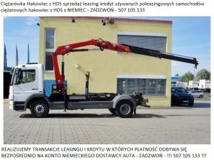 Samochody ciężarowe Hakowiec z HDS sprzedaż leasing kredyt używanych poleasingowych samochodów ciężarowych z Niemiec hakowiec z HDS